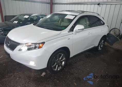 2010 Lexus Rx 350 from USA, damaged, VIN 2T2BK1BA6AC019587